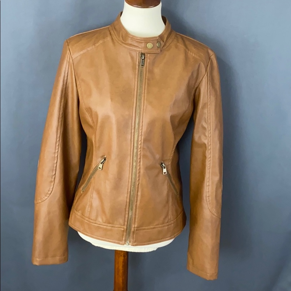 Faux leather jacket - Picture 2 of 7